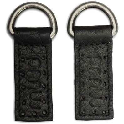 muud Caisa Bändchen Leder Schwarz 6,50 x 2,00 cm zum Anbringen