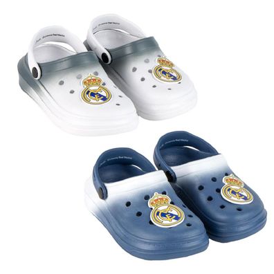 Real Madrid Kinder Clogs Sandale mit Fersenriemen und rutschfester Sohle für Allta