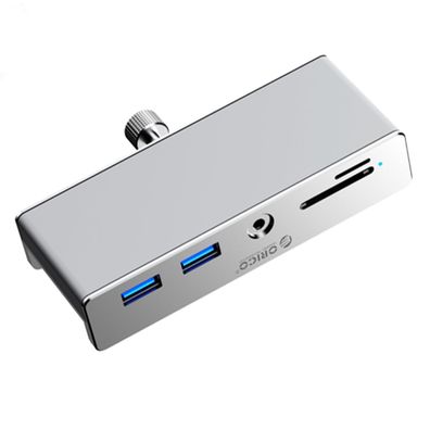 Orico MH5PMM USB-C Hub 6in1 mit Klemme USB SD TF Audio