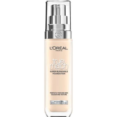 L'Oréal Paris True Match Super-Blendable Foundation 1. D/1.W Warm Dore 30 ml
