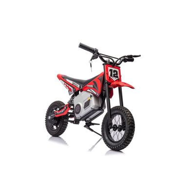 Leantoys A9901 Rotes batteriebetriebenes Motocross-Bike