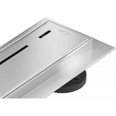 Mexen Flat 360° M03 linearer Duschablauf 60 cm, Chrom - 1022060-40