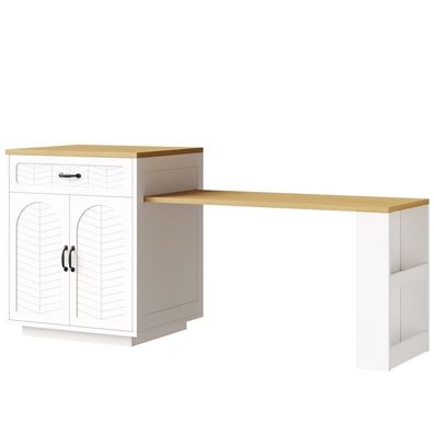 Kücheninsel Küchenschrank Bartischschrank Servierwagen 2 Schubladen