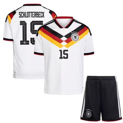 DFB Deutschland Fußball Trikot WM 2026 Heimtrikot Set für Kinder Schlotterbeck 15