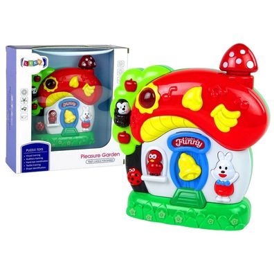 Leantoys Musikalisches Spielhaus für Babys Tiere