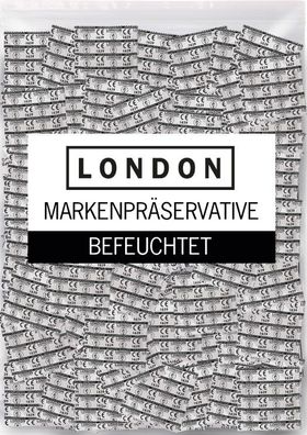 100x London Q600 Feucht Kondome 52mm Transparent - Solange DER VORRAT REICHT