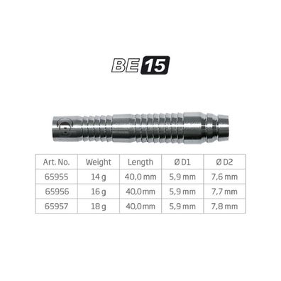 BULL'S BE-15 Soft Dart Barrel / 1 Satz / 16 Gr