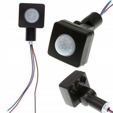 Rosfix PIR Bewegungsmelder 230V – 6m Reichweite | M10x1, 100W, 120°/360°