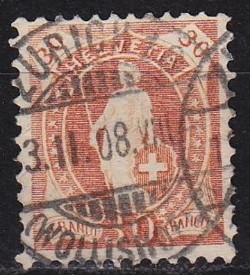 Schweiz Switzerland [1907] MiNr 0090 C ( O/used ) [01]