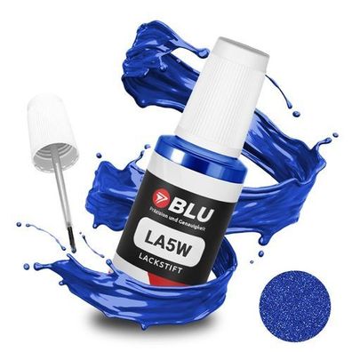 Lackstift LA5W BLAU Ravennablau VW Autolack