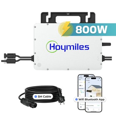 Hoymiles HMS-800W-2T 800 Watt Mikro-Wechselrichter für Balkonkraftwerk 2 MPPT