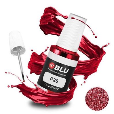 Lackstift P26 rot orient red für mitsubishi autolack BLU