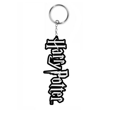 Harry Potter Schlüsselanhänger 045 Weiß White Keychain Keyring Logo