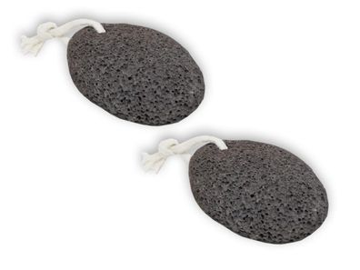 Bimsstein 2 St. Natur Pemsa Pediküre Hornhaut Entfernung Vulkanlava ca. 9x6x3 cm