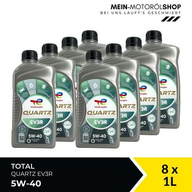 Total Quartz EV3R 5W-40 8x1 Liter