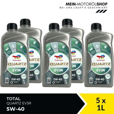 Total Quartz EV3R 5W-40 5x1 Liter