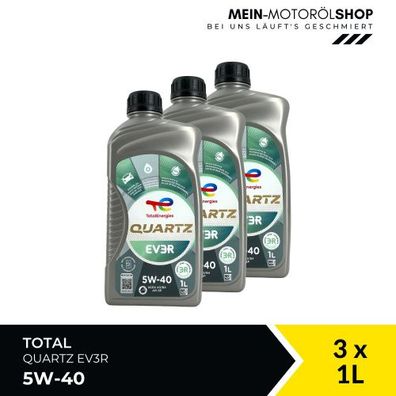 Total Quartz EV3R 5W-40 3x1 Liter