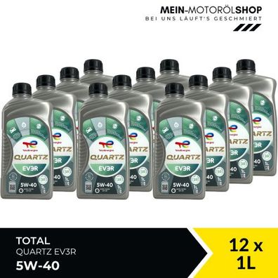 Total Quartz EV3R 5W-40 12x1 Liter