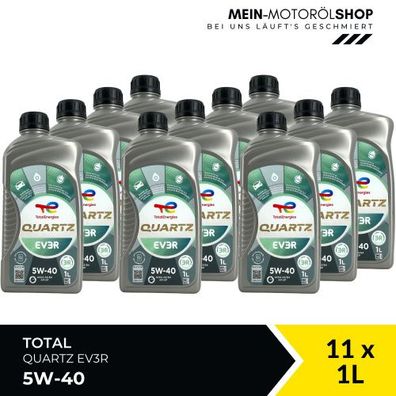 Total Quartz EV3R 5W-40 11x1 Liter