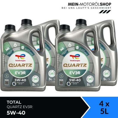 Total Quartz EV3R 5W-40 4x5 Liter