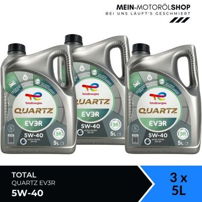 Total Quartz EV3R 5W-40 3x5 Liter