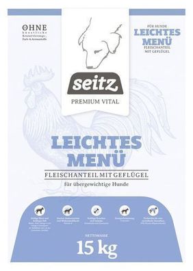 Hunde Trockenfutter Premium Vital "leichtes Menü"