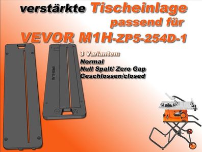 Tischeinlage Einlage Einlegeplatte VEVOR M1H-ZP5-254D-1 kompatibel