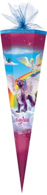 Nestler Schultüte Tüllv. 85 cm 6-eckig bayala Dra2 Schleich