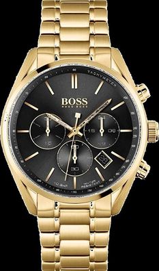 Hugo Boss Champion Uhr 1513848, vergoldeter Stahl, 44 mm, Quarz