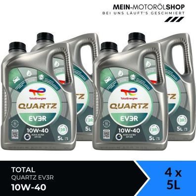 Total Quartz EV3R 10W-40 4x5 Liter