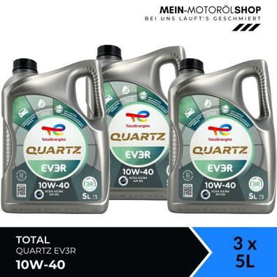 Total Quartz EV3R 10W-40 3x5 Liter