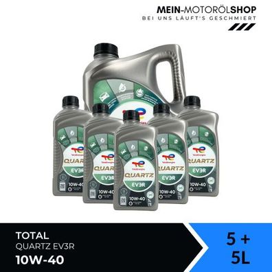Total Quartz EV3R 10W-40 5 + 5 Liter