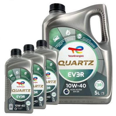 Total Quartz EV3R 10W-40 5 + 3 Liter