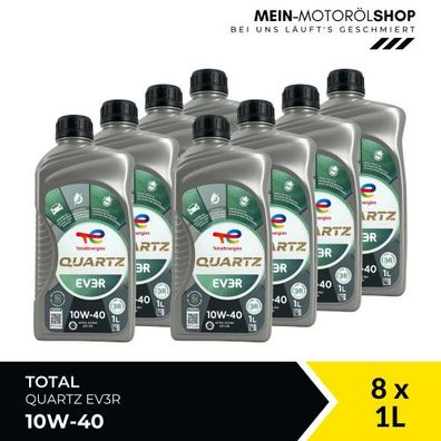 Total Quartz EV3R 10W-40 8x1 Liter