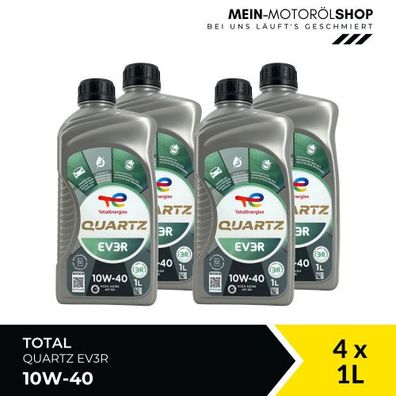 Total Quartz EV3R 10W-40 4x1 Liter
