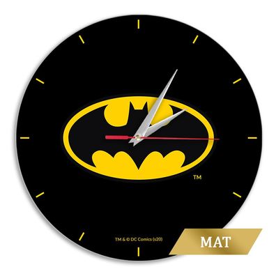 Wanduhr für Kinder matt Batman 004 DC Held Comics Superheld Wall Clock Hero