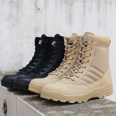 Herrenstiefel Taktische Militarstiefel Combat Army Boots Outdoor Wanderschuhe