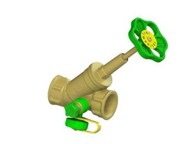 Schloesser JS Freistromventil, Muffenanschl. M. ENTL., T. SP., N25,1", R-MS, VGW