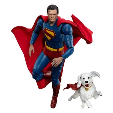 Beast Kingdom Toys Superman (2025) Actionfigur Superman & Krypto 21 cm