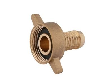 Schloesser JS MS-SCHLAUCHVERSCHRAUB., CHWER 2-TEILIG, Lachdichtend,1/2"x3/4"