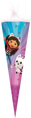 Nestler Schultüte Tüllv. 85 cm 6-eckig GabbyDollhouse DreamW