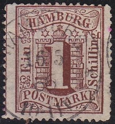 Germany Hamburg [1864] MiNr 0011 ( O/used ) [01]