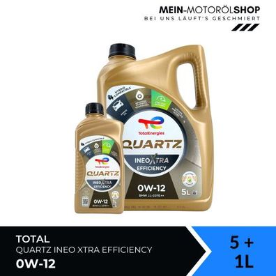 Total Quartz Ineo Xtra Efficiency 0W-12 5 + 1 Liter