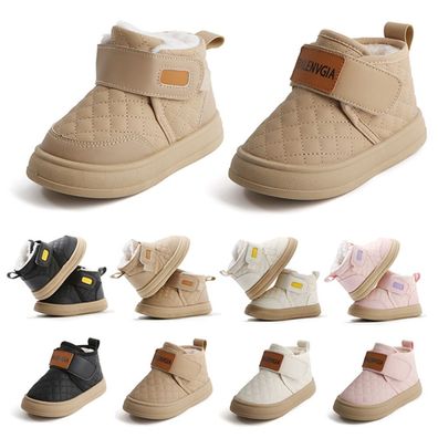 Kinder Winterschuhe Unisex Gefuttert Winterstiefel Stiefeletten Knochelstiefel