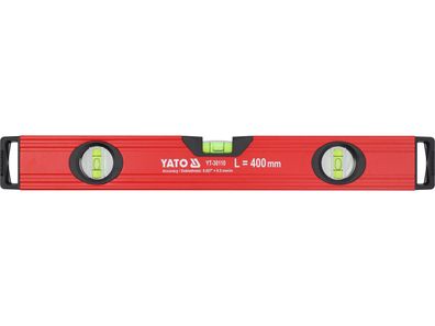 Aluminium-Wasserwaage 400 mm, 3 Libellen