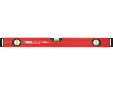 Aluminium-Wasserwaage 600 mm, 3 Libellen