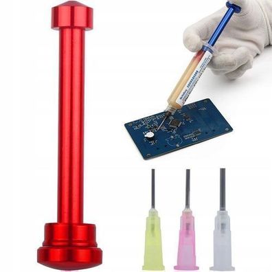 Rosfix Dosierkolben Set – 3 Nadeln, 14 mm Ø, 80 mm Länge | Aluminium