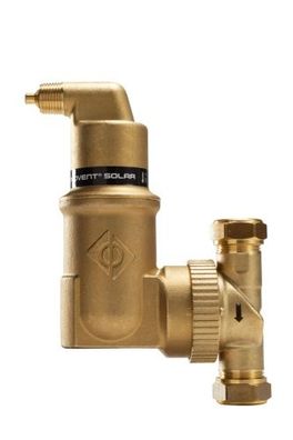 Spirotech Luftabscheider SpiroVent Solar -Uni AutoClose, 3/4" IG, 10 bar, 180 Grad UA