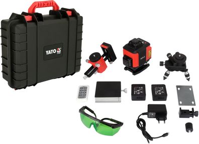 4D Grünlinien-Laser mit elektronischem Kompensator, 16 Linien