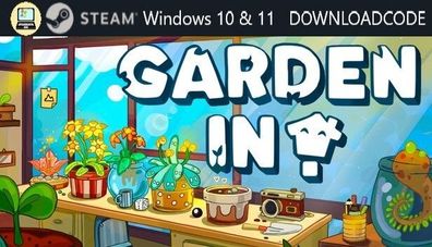 NEU PC Computer Spiel Garden In für Windows 10 11 STEAM Download Code Game Key